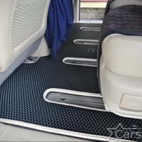 Автомобильные коврики EVA на Kia Carnival III (7мест) 2+3 без трансформеров (2014-2021)