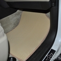 Двухслойные коврики EVA на Toyota Sequoia II 3 ряда (2008->)